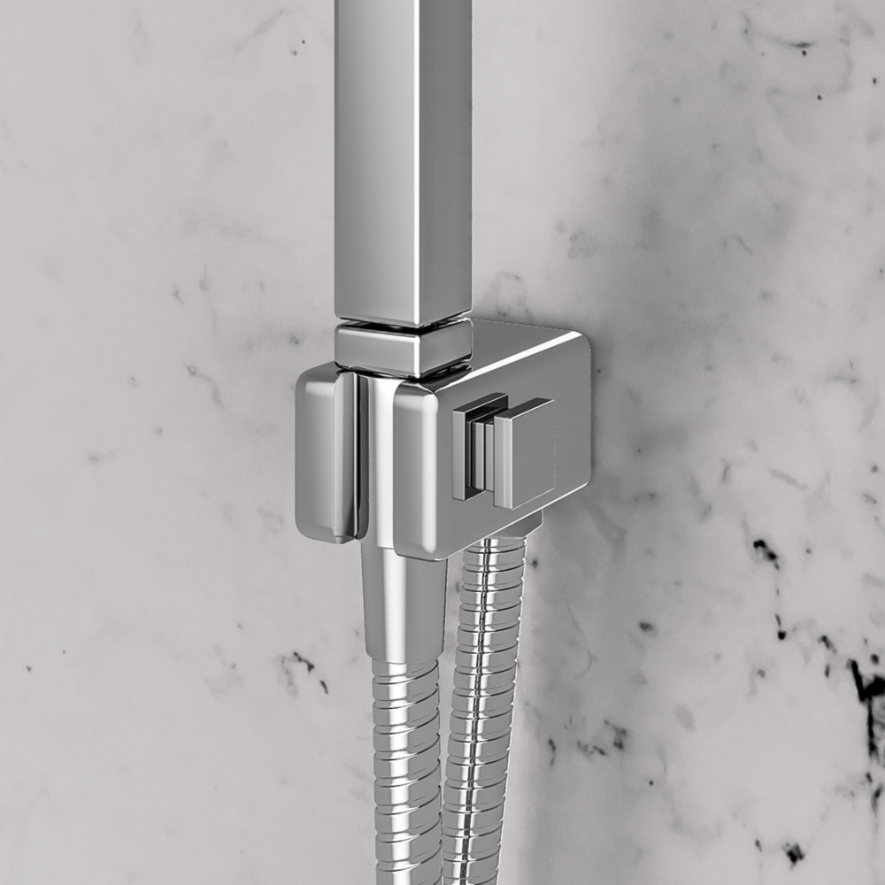 Wall Mount Outlet with Locking Mechanism