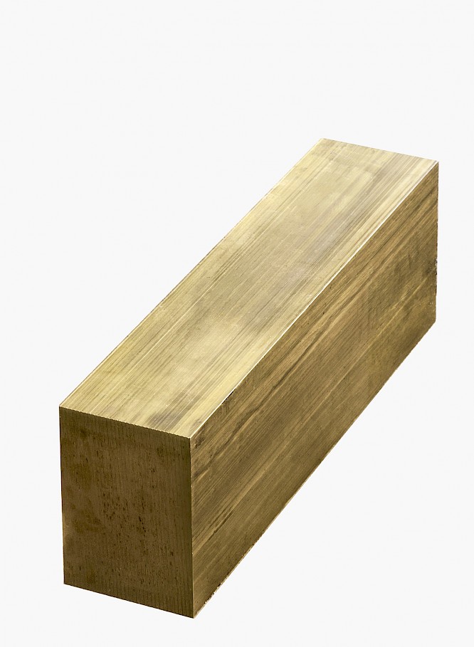 Production Step 1 - Solid brass ingot