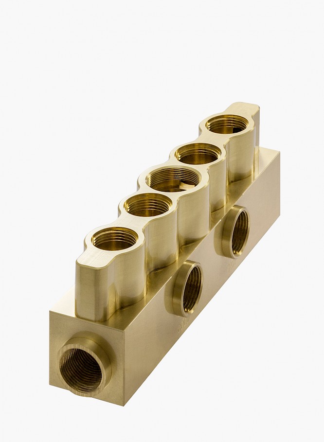 Production Step 2 - CNC machined in one piece