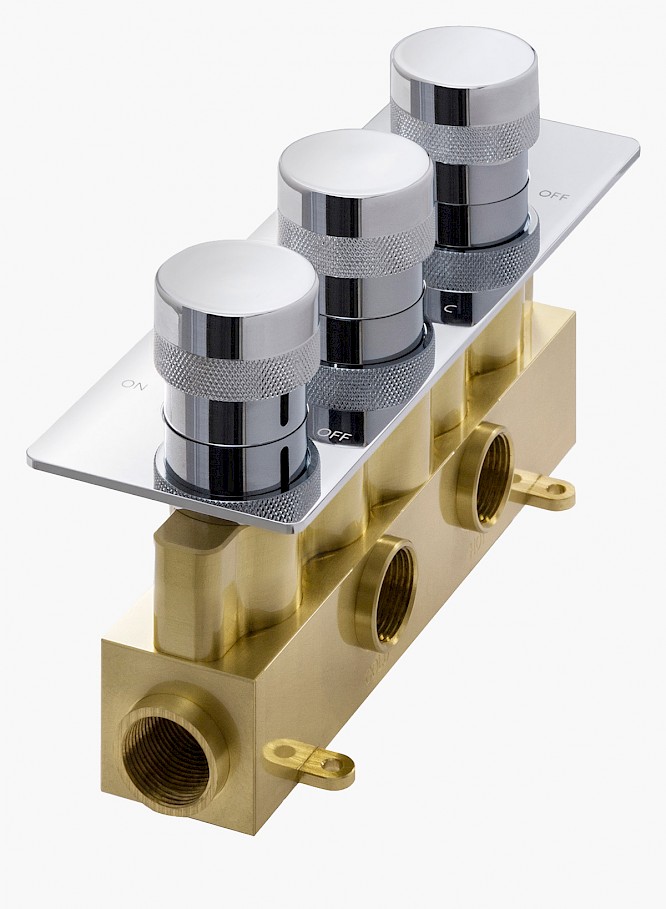 Production Step 3 - Kanth valve engine with solid brass trim