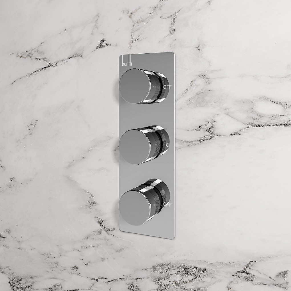 Round Thermostatic Shower Mixer